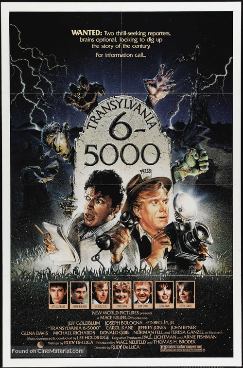 Transylvania 6-5000 - Movie Poster