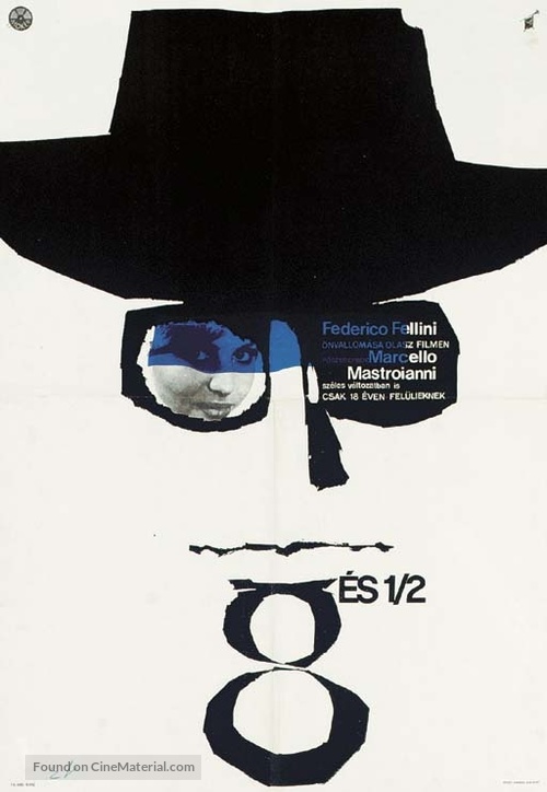 8&frac12; - Hungarian Movie Poster