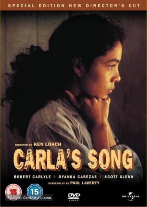 Carla&#039;s Song - British DVD movie cover