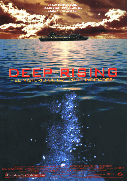 Deep Rising - Spanish Movie Poster