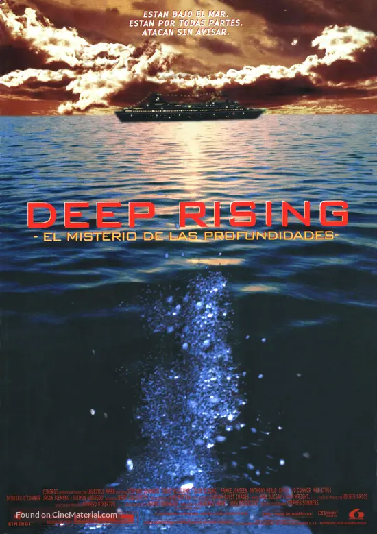 Deep Rising (1998) Spanish movie poster