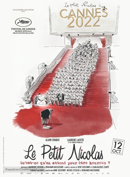 Le Petit Nicolas - Qu&#039;est-ce qu&#039;on attend pour &ecirc;tre heureux ? - French Movie Poster