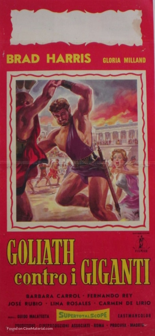 Goliath contro i giganti - Italian Movie Poster