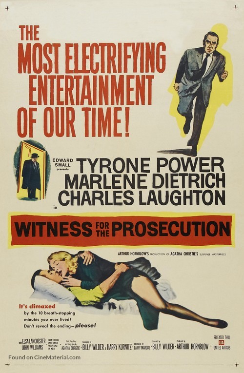Witness for the Prosecution - Movie Poster