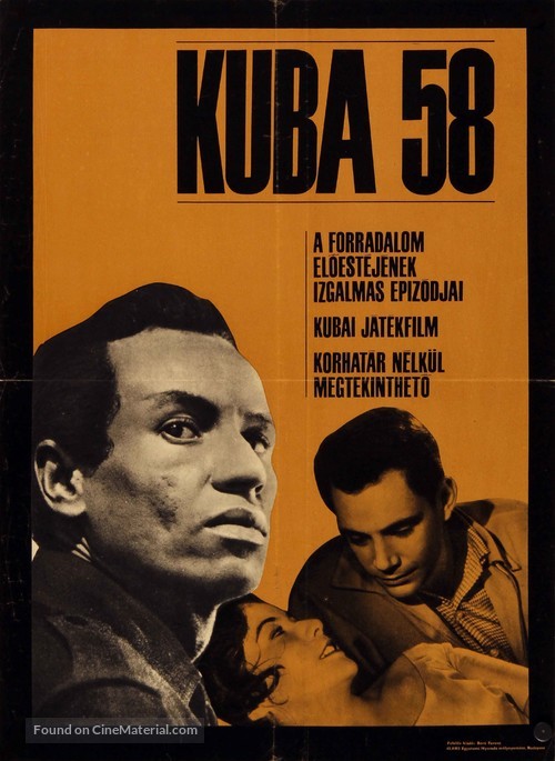 Cuba &#039;58 - Hungarian Movie Poster