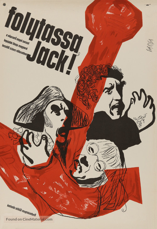 Carry on Jack - Hungarian Movie Poster