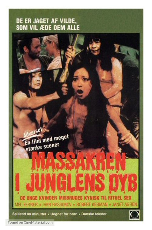 Mangiati vivi! - Danish Movie Poster