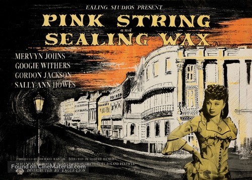 Pink String and Sealing Wax - British Movie Poster