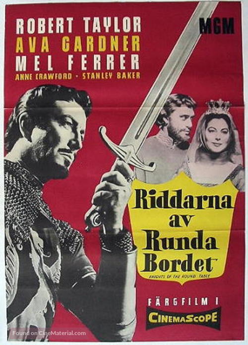 Knights of the Round Table - Swedish Movie Poster