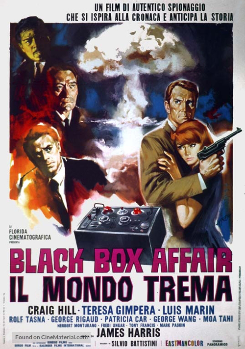 Black Box Affair - Il mondo trema - Italian Movie Poster