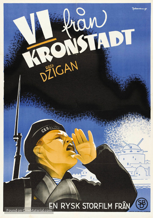 My iz Kronshtadta - Swedish Movie Poster