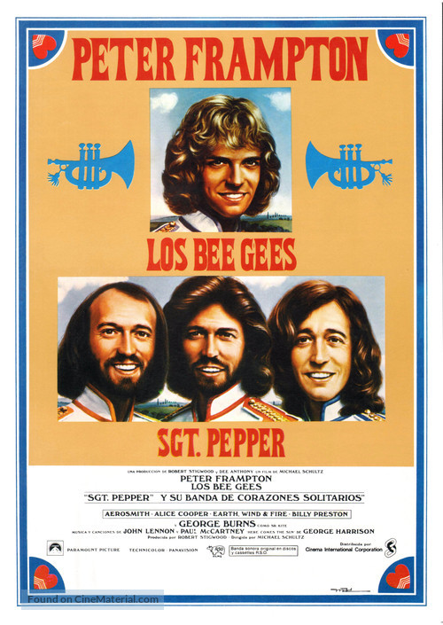 Sgt. Pepper&#039;s Lonely Hearts Club Band - Spanish Movie Poster