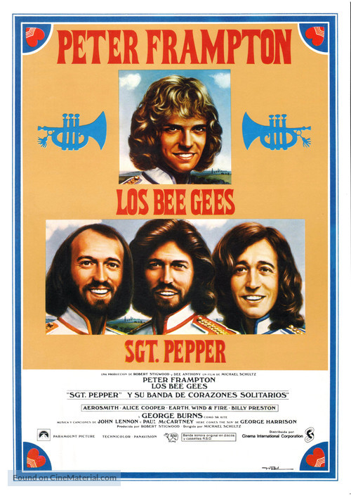 Sgt. Pepper&#039;s Lonely Hearts Club Band - Spanish Movie Poster