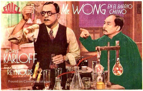 Mr. Wong in Chinatown - Spanish Movie Poster