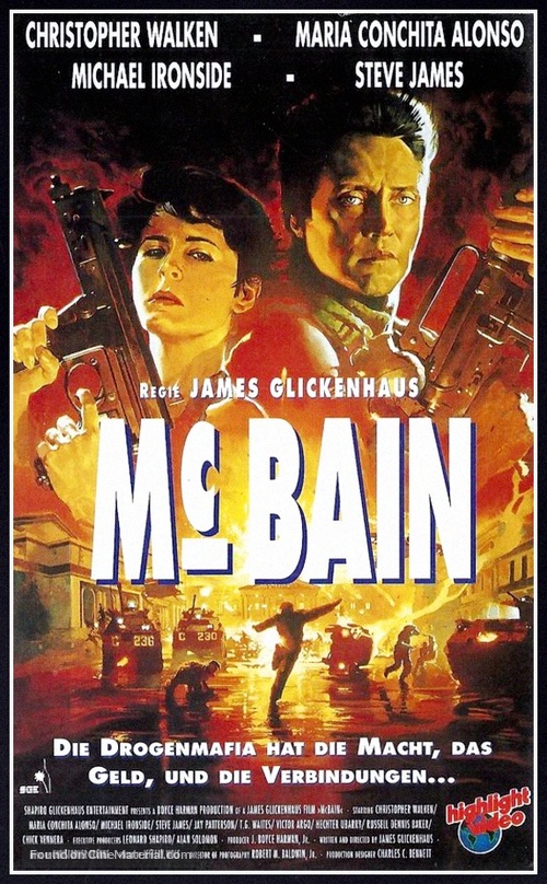 McBain - German VHS movie cover