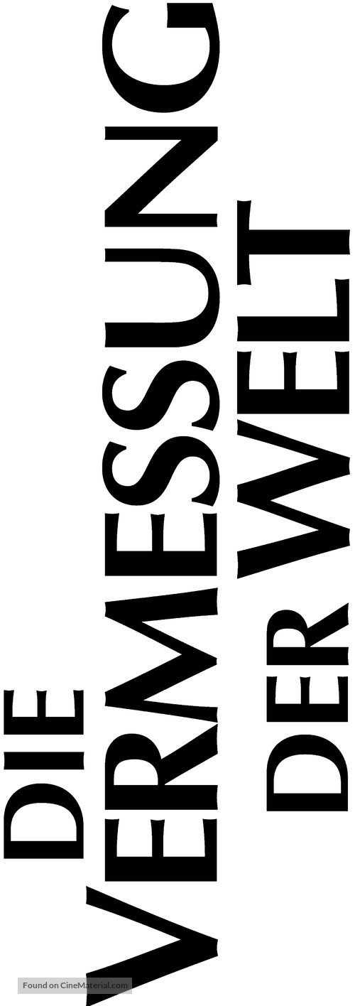 Die Vermessung der Welt - German Logo