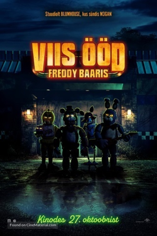 Five Nights at Freddy&#039;s - Estonian Movie Poster