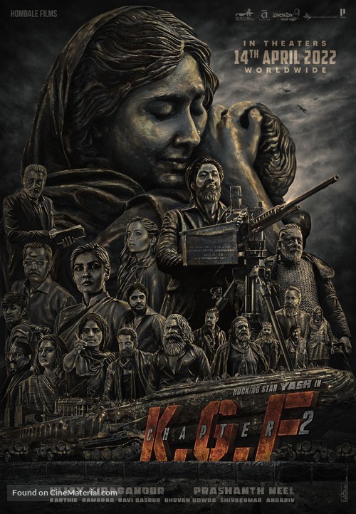 K.G.F: Chapter 2 - Indian Movie Poster