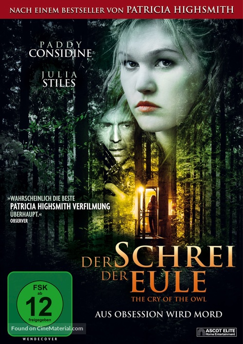 Cry of the Owl - German DVD movie cover