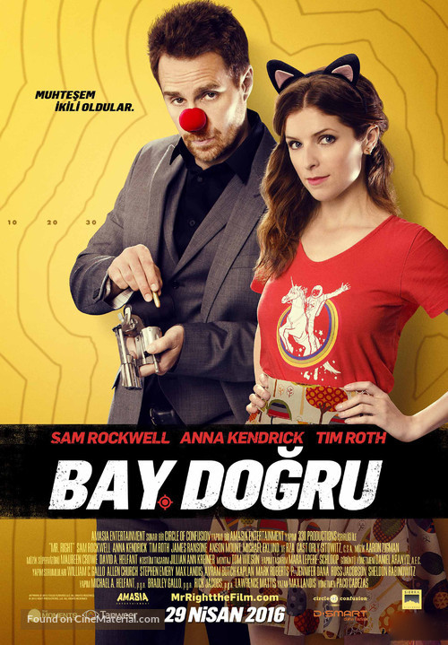 Mr. Right - Turkish Movie Poster