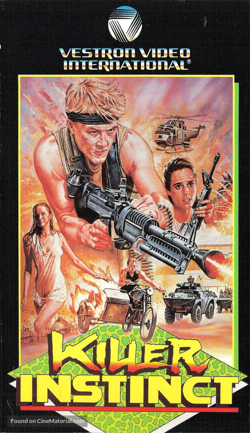 Killer Instinct - Dutch VHS movie cover
