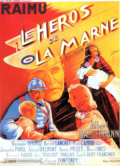 Le h&eacute;ros de la Marne - French Movie Poster