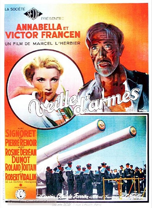 Veille d&#039;armes - French Movie Poster