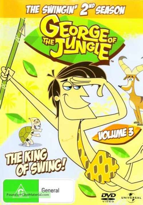 &quot;George of the Jungle&quot; - Australian DVD movie cover