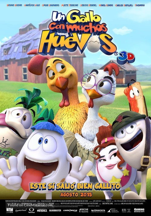 Un gallo con muchos huevos - Mexican Movie Poster