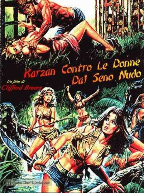 Maciste contre la reine des Amazones - Italian DVD movie cover