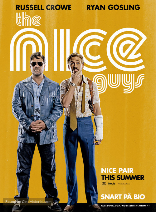 The Nice Guys - Swedish Movie Poster