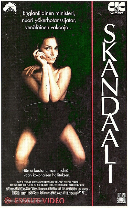 Scandal - Finnish VHS movie cover