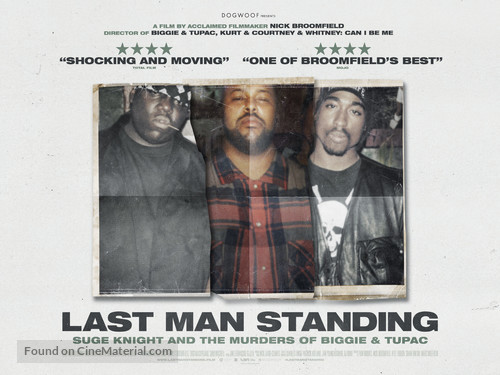 Last Man Standing: Suge Knight and the Murders of Biggie &amp; Tupac - British Movie Poster