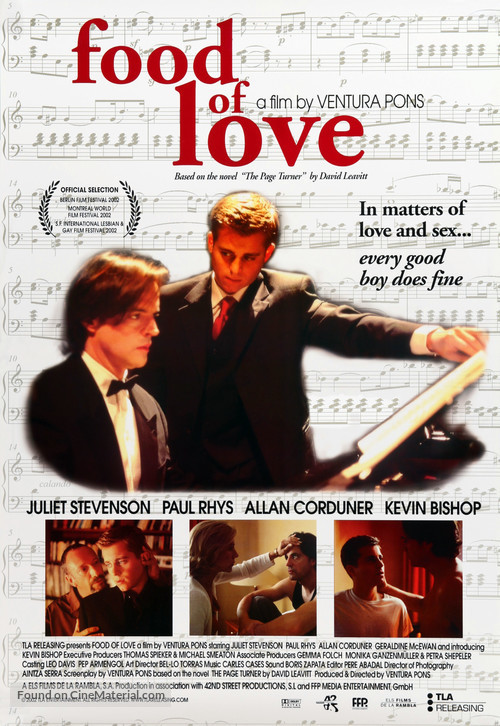 Food of Love - Movie Poster