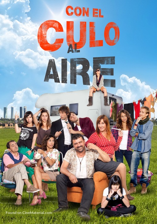 &quot;Con el culo al aire&quot; - Spanish Movie Poster