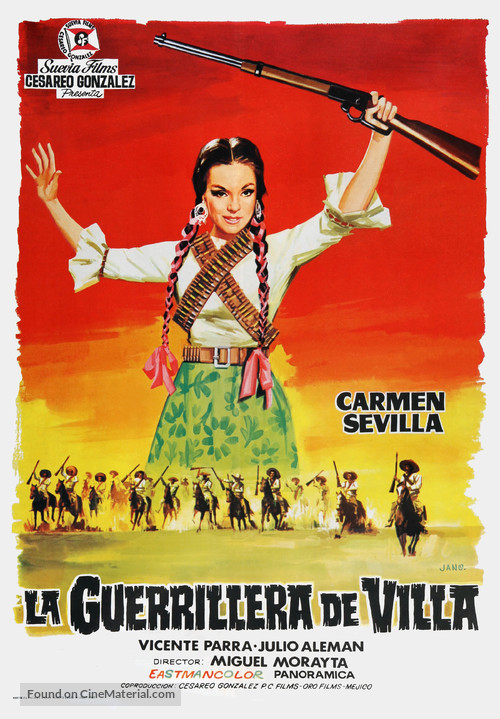 La guerrillera de Villa - Spanish Movie Poster