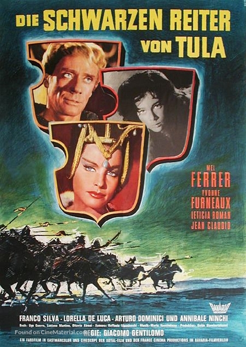 I lancieri neri - German Movie Poster