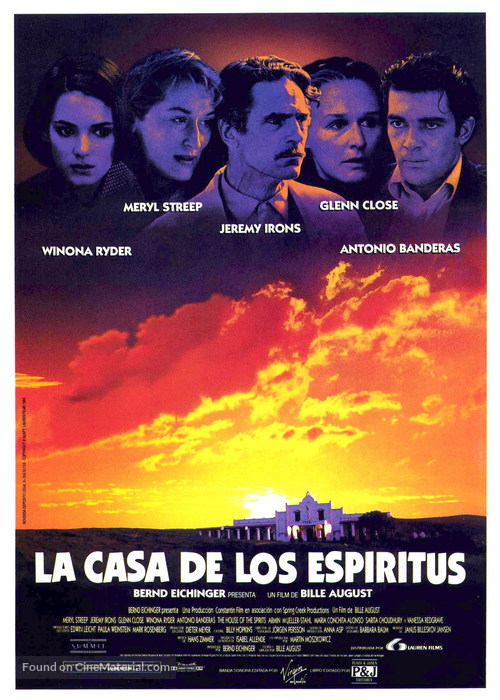 The House of the Spirits - Spanish Movie Poster