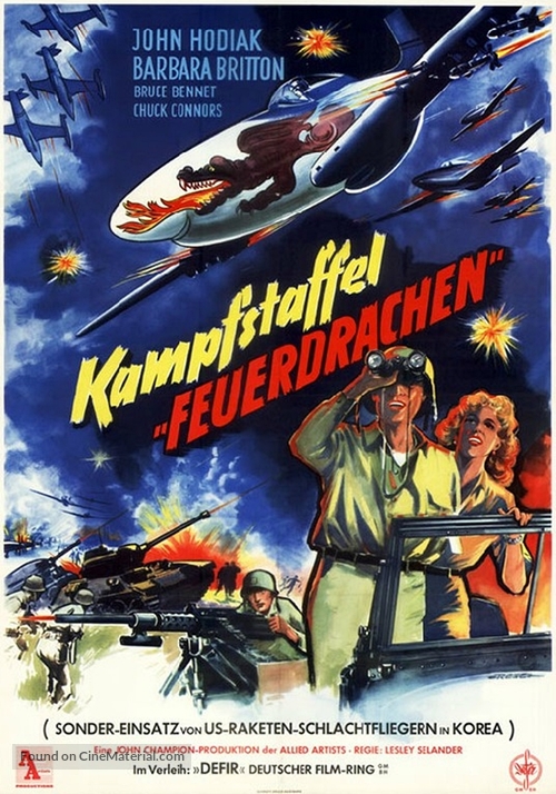 Dragonfly Squadron - German Movie Poster