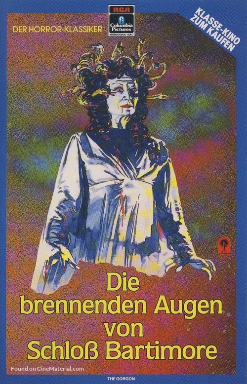 The Gorgon - German VHS movie cover