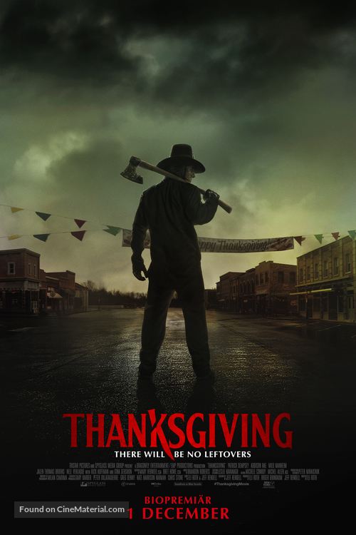 Thanksgiving - Swedish Movie Poster