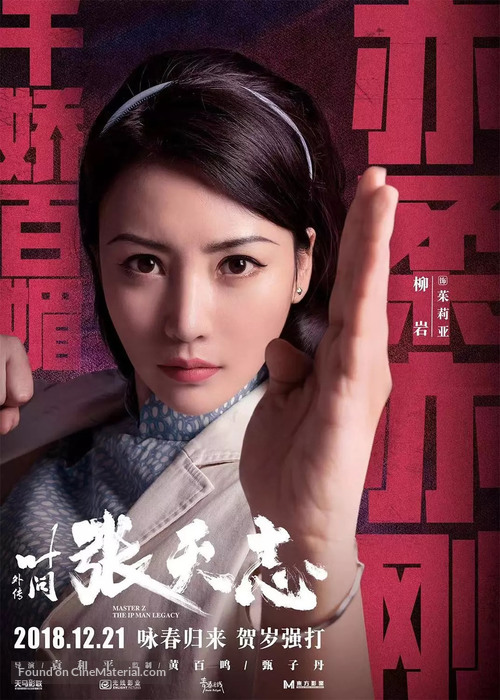 Ye wen wai zhuan: Zhang tian zhi - Hong Kong Movie Poster