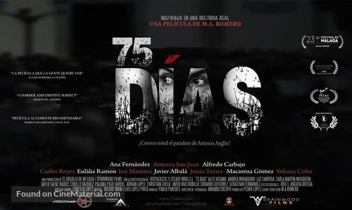 75 d&iacute;as - Spanish Movie Poster