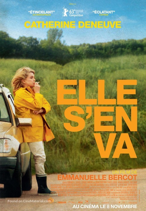 Elle s&#039;en va - Canadian Movie Poster