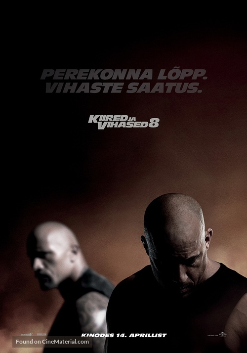 The Fate of the Furious - Estonian Movie Poster