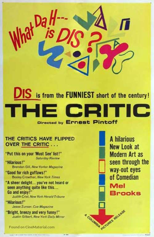 The Critic - Movie Poster