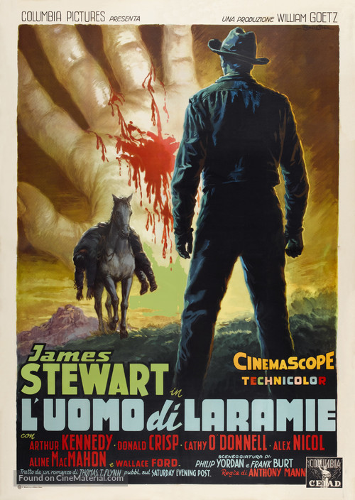 The Man from Laramie - Italian Movie Poster