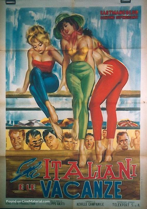 Italiani e le vacanze, Gli - Italian Movie Poster