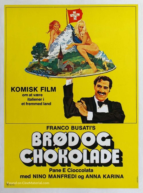 Pane e cioccolata - Danish Movie Poster