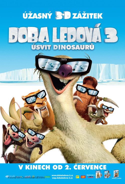 Ice Age: Dawn of the Dinosaurs - Czech Movie Poster